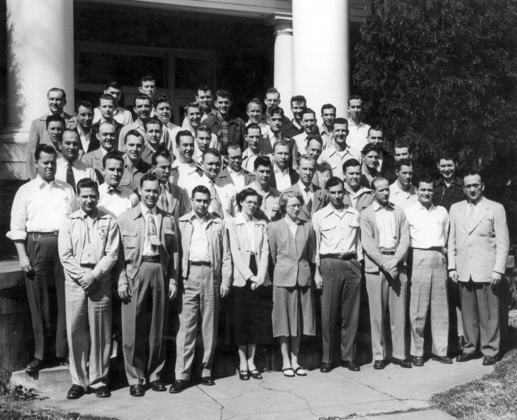First class of U of A School of Pharmacy 1952